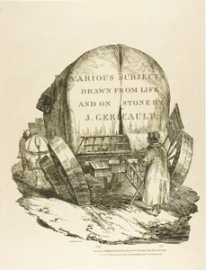 Pferdewagen, Titelseite für Verschiedene Motive aus dem Leben und auf Stein (Die Englische Suite)