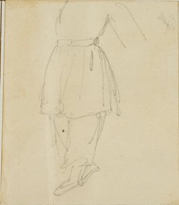 Unterer Teil einer Figur in Arbeitskleidung von Jean Louis André Théodore Géricault