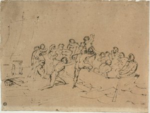 Die Rettung der Überlebenden des Floßes der Medusa