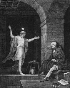 Hesper erscheint Kolumbus im Gefängnis, 1800er Jahre