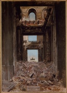 Ruinen der Tuilerien von Jean Louis Ernest Meissonier