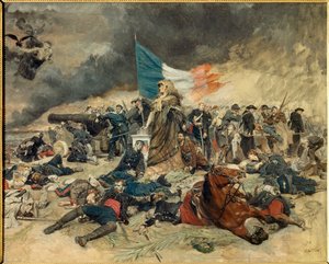 Die Belagerung von Paris (1870-1871), Allegorie von Jean Louis Ernest Meissonier