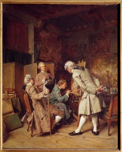 Malereiliebhaber (im Geschmack des 18. Jahrhunderts), auch bekannt als Ein Maler von Jean Louis Ernest Meissonier