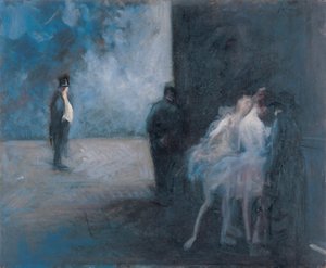 Hinter der Bühne - Symphonie in Blau