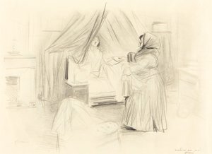 Frühstück (horizontale Platte) von Jean Louis Forain