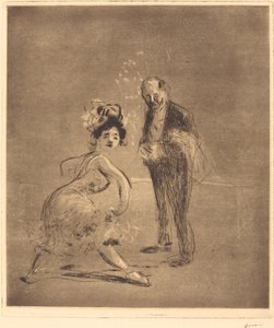 Tänzerin und Oberkellner von Jean Louis Forain