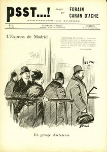 Illustration von Jean-Louis Forain (1852-1931) in Psst...!
