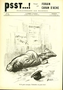 Illustration in Psst...! von Jean Louis Forain