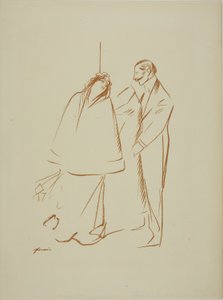 In der Garderobe von Jean Louis Forain
