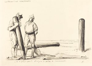 Die Front von Vincennes von Jean Louis Forain