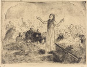 Lourdes, das Wunder (zweite Platte) von Jean Louis Forain
