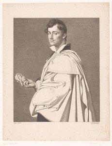 Porträt des Bildhauers Lorenzo Bartolini von Jean Louis Potrelle