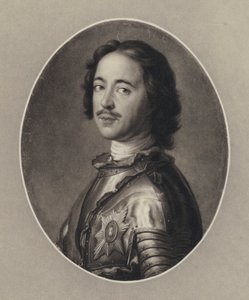 Peter der Große von Jean Marc (after) Nattier