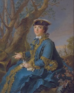 Louise Élisabeth von Frankreich 1727-1759, Herzogin von Parma von Jean Marc Nattier