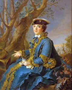 Porträt von Louise Elisabeth von Frankreich, Herzogin von Parma (1727-1759) von Jean Marc Nattier