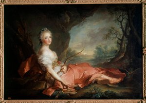 Porträt von Madame Adelaide von Frankreich als Diana, Tochter von Ludwig XV.