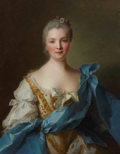 Porträt von Madame de La Porte, 1754