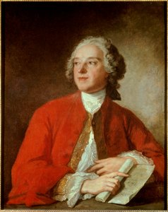 Porträt von Pierre Augustin Caron de Beaumarchais (1732-1799), französischer Schriftsteller und Dramatiker von Jean Marc Nattier