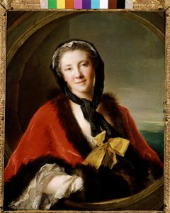 Porträt der Gräfin Ticino, Ehefrau des Botschafters von Schweden in Paris von Jean Marc Nattier