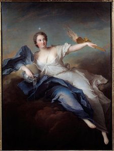 Porträt der Herzogin von Châteauroux in Aurora (Marie Anne de Mailly Nesle) von Jean Marc Nattier