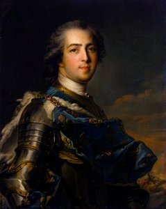 Porträt von König Ludwig XV., 1710-1774, 1745 von Jean Marc Nattier