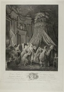 Das Zubettgehen der Braut
