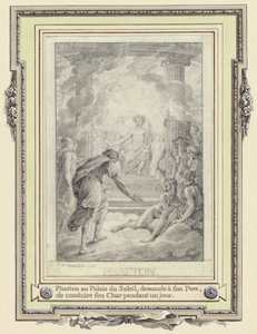 Phaeton im Palast der Sonne von Jean Michel Moreau