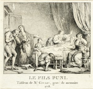 Der bestrafte Sohn von Jean Michel Moreau