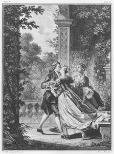 Der erste Kuss der Liebe, Band I, Seite 37, Illustration aus 