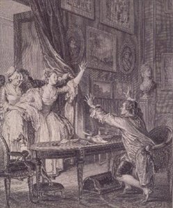 Es ist ein Junge, graviert von P.C. Baquoy (1759-1829) von Jean Michel the Younger (after) Moreau