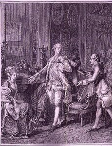Die große Toilette, graviert von A.L. Romanet (1742-ca.1810)