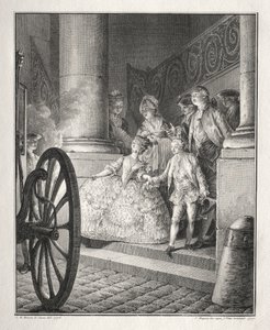 Rétif de la Bretonne: Die kleinen Paten von Jean Michel the Younger Moreau