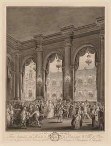 Der Maskenball, 1782 von Jean Michel the Younger Moreau