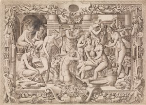 Frauen beim Baden, 1535-55