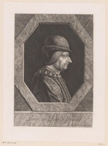 Porträt von Ludwig XI., König von Frankreich von Jean Morin