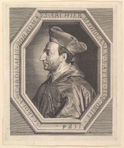 Heiliger Karl Borromäus, Kardinal und Erzbischof von Mailand von Jean Morin