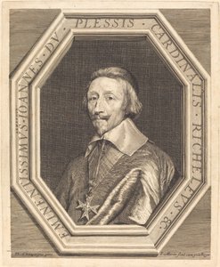 Kardinal Richelieu von Jean Morin after Philippe de Champaigne