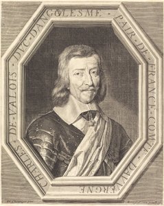 Charles de Valois, Herzog von Angoulême von Jean Morin after Philippe de Champaigne