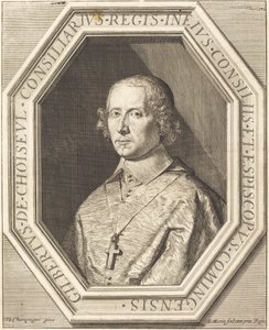 Gilbert de Choiseul du Plessis Praslin von Jean Morin after Philippe de Champaigne