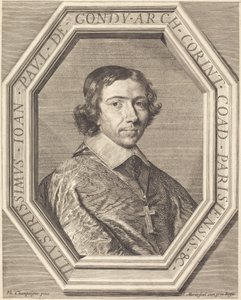 Jean Francois Paul de Gondy von Jean Morin after Philippe de Champaigne