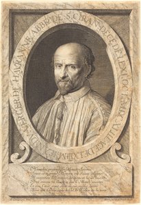 Jean du Verger de Hauranne von Jean Morin after Philippe de Champaigne