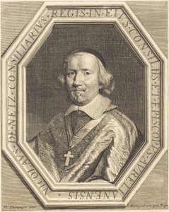 Nicolas de Netz von Jean Morin after Philippe de Champaigne