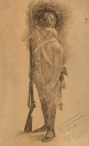 Ein Soldat von Jean Paul Laurens