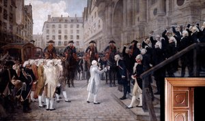 Ludwig XVI. wird vom neuen Bürgermeister von Paris empfangen, 17. Juli 1789, 19. Anfang 20. Jahrhundert
