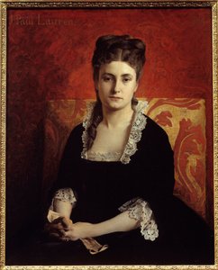 Porträt einer Frau von Jean Paul Laurens