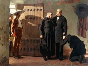Die letzten Momente von Maximilian, 1882