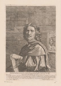 Porträt von Nicolas Poussin von Jean Pesne