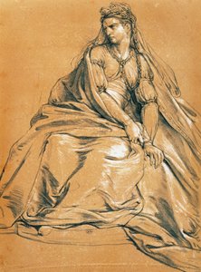 Die Schauspielerin Adrienne Lecouvreur in der Titelrolle von Andromaque