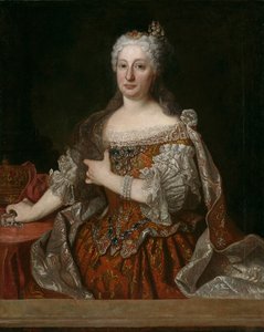 Porträt der Erzherzogin Maria Anna von Österreich 1683-1754, Königin von Portugal, ca. 1729 von Jean Ranc