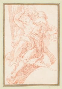 Deckendetail einer Figur und dekoratives Motiv von Jean Robert Ango